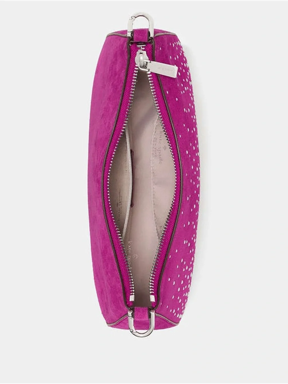 Kate Spade Margot Studded Suede Shoulder Bag Beet